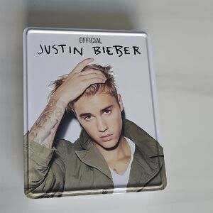 Justin Bieber Official Tin Box